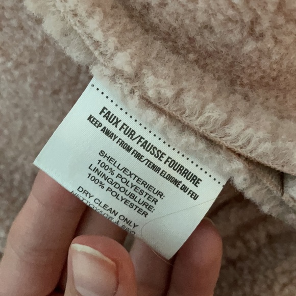 Apparis Pink Shearling Moto Jacket - Picture 5 of 5